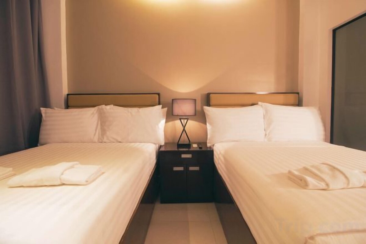 Desk, WiFi (free), bed sheets