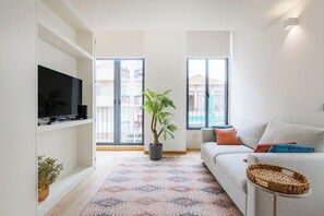 Basic Apartment, 1 Double Bed with Sofa bed, Non Smoking | Living area