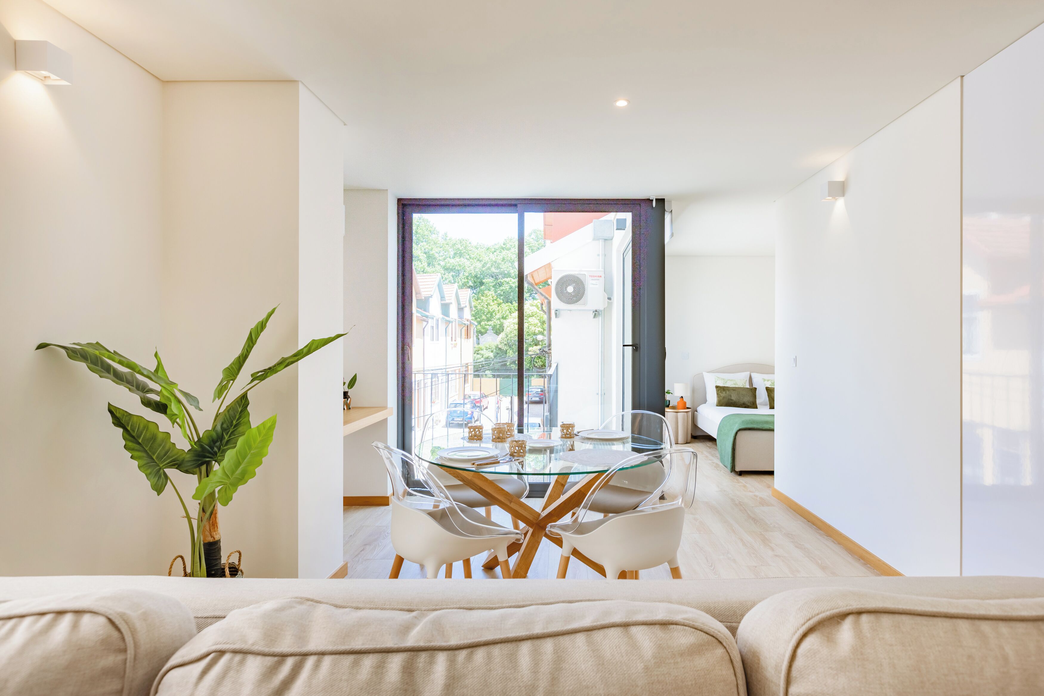 Basic Apartment, 1 Double Bed with Sofa bed, Non Smoking | Living area