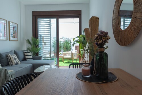 Mediterranean calm, cozy home with terrace in residential complex with pool