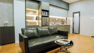 Quarto casal luxo | Escrivaninha, Wi-Fi de cortesia