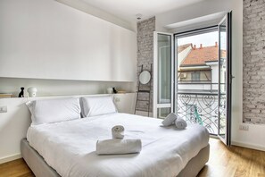 Familie appartement, uitzicht op de stad | 1 slaapkamer, gratis wifi, beddengoed