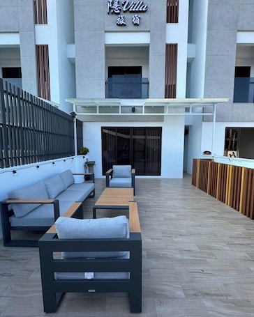 Exclusive Quadruple Room, 2 Queen Beds, Pets Allowed, Park View | Terrace/patio. Hidden Villa