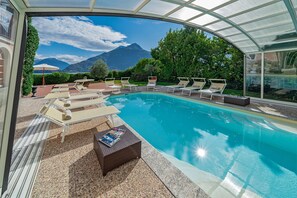 Una piscina climatizada