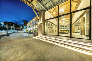 Voorkant van accommodatie