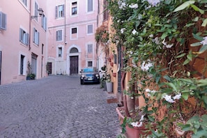 Stroll through historic streets lined with traditional buildings and charming greenery.