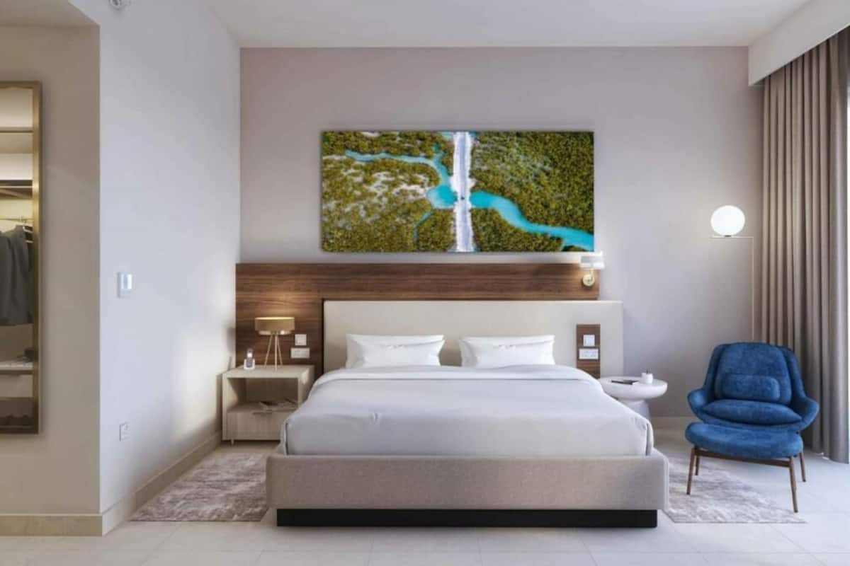 Ropa de cama de alta calidad y escritorio