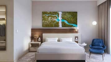 Ropa de cama de alta calidad y escritorio