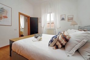 Apartment (1 Bedroom) | 1 bedroom, iron/ironing board, cribs/infant beds, bed sheets