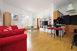 Apartment (1 Bedroom) | Living area