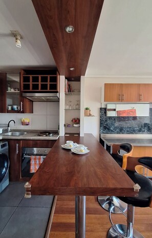 Private kitchen - Apartment 10 min from the Congress and the sea Ideal for rest or work (good wifi) (Valparaíso)