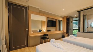 Rideaux occultants, chambres insonorisées, Wi-Fi gratuit