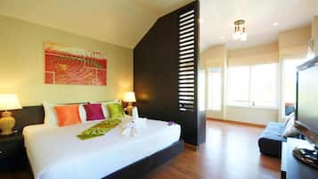 Palm Twin Villa | In-room safe, desk, rollaway beds, free WiFi