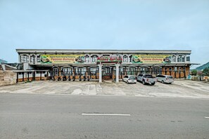 Façana frontal de l'allotjament