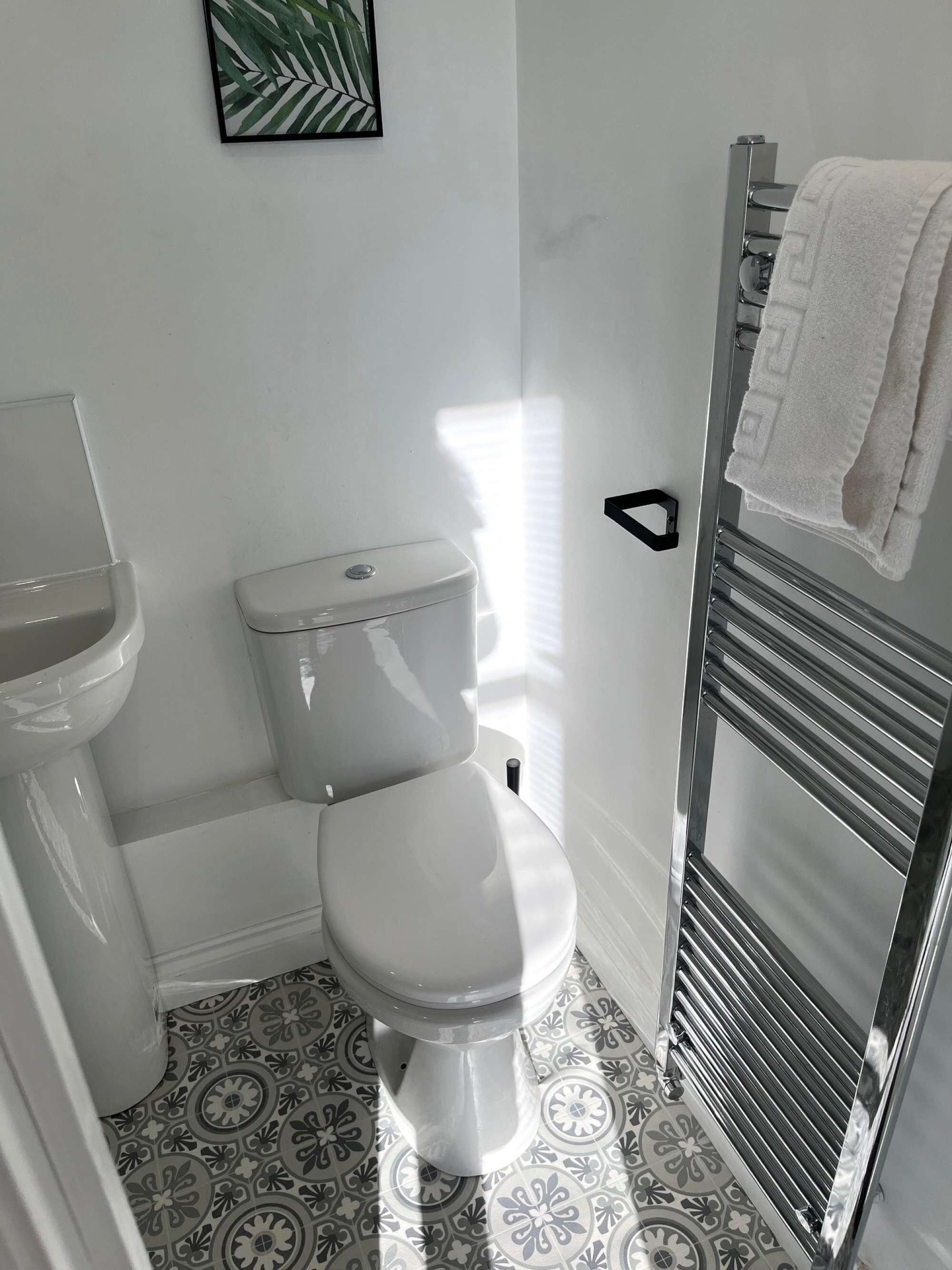 Shower, towels