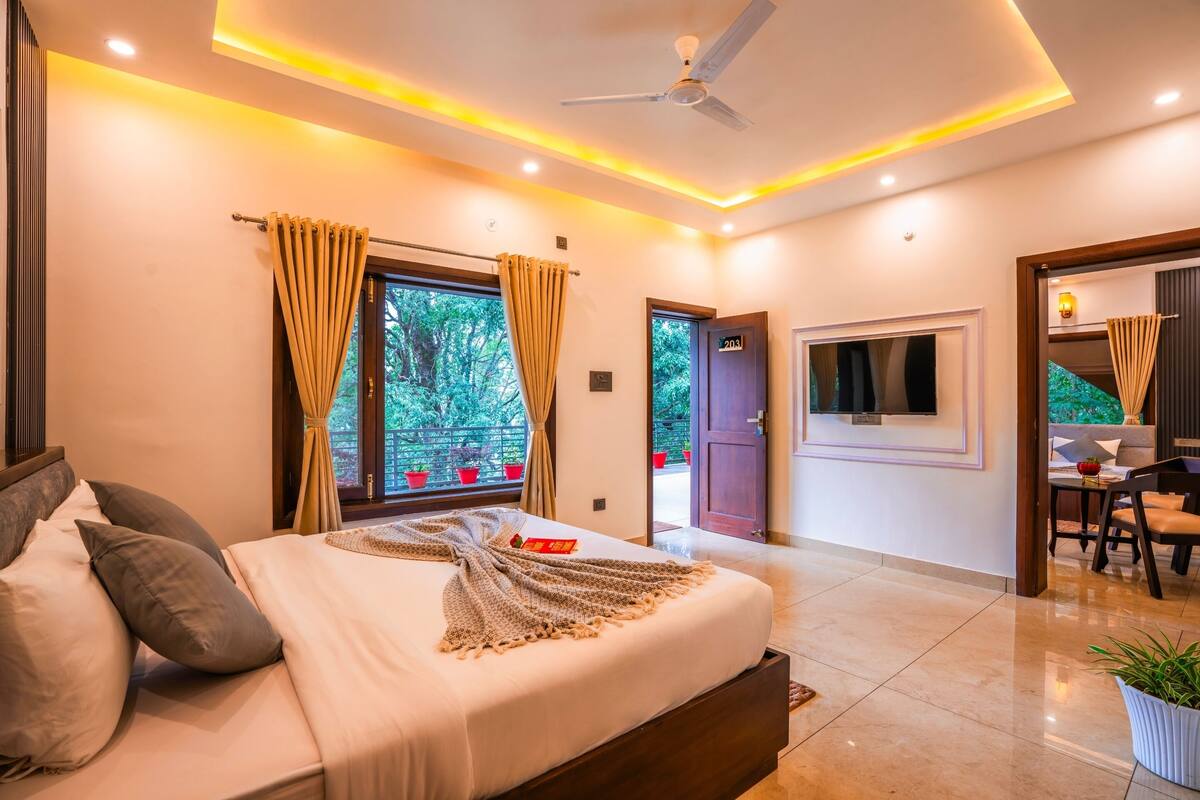 Deluxe Family Room | Truy cập Internet không dây miễn phí, bộ trải giường