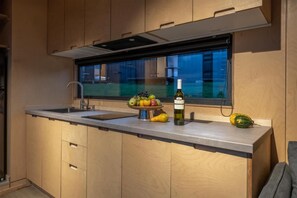 Comfort Twin Room | Private kitchen - Roombox Kisiskhevi (Telavi)