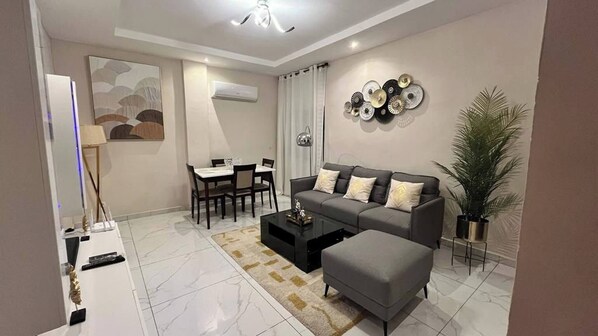 Apartment, 1 Bedroom | Living room - Luxury Two-room Apartment (Abidjan)