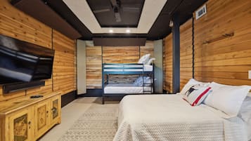3 bedrooms, iron/ironing board, travel cot, WiFi
