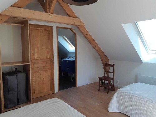 Belle chambre au calme de la campagne, proche de la mer