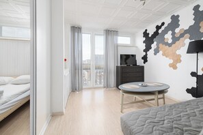 Apartamento, vistas a la ciudad | Zona de estar