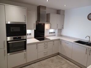 Microwave, oven, dishwasher, toaster