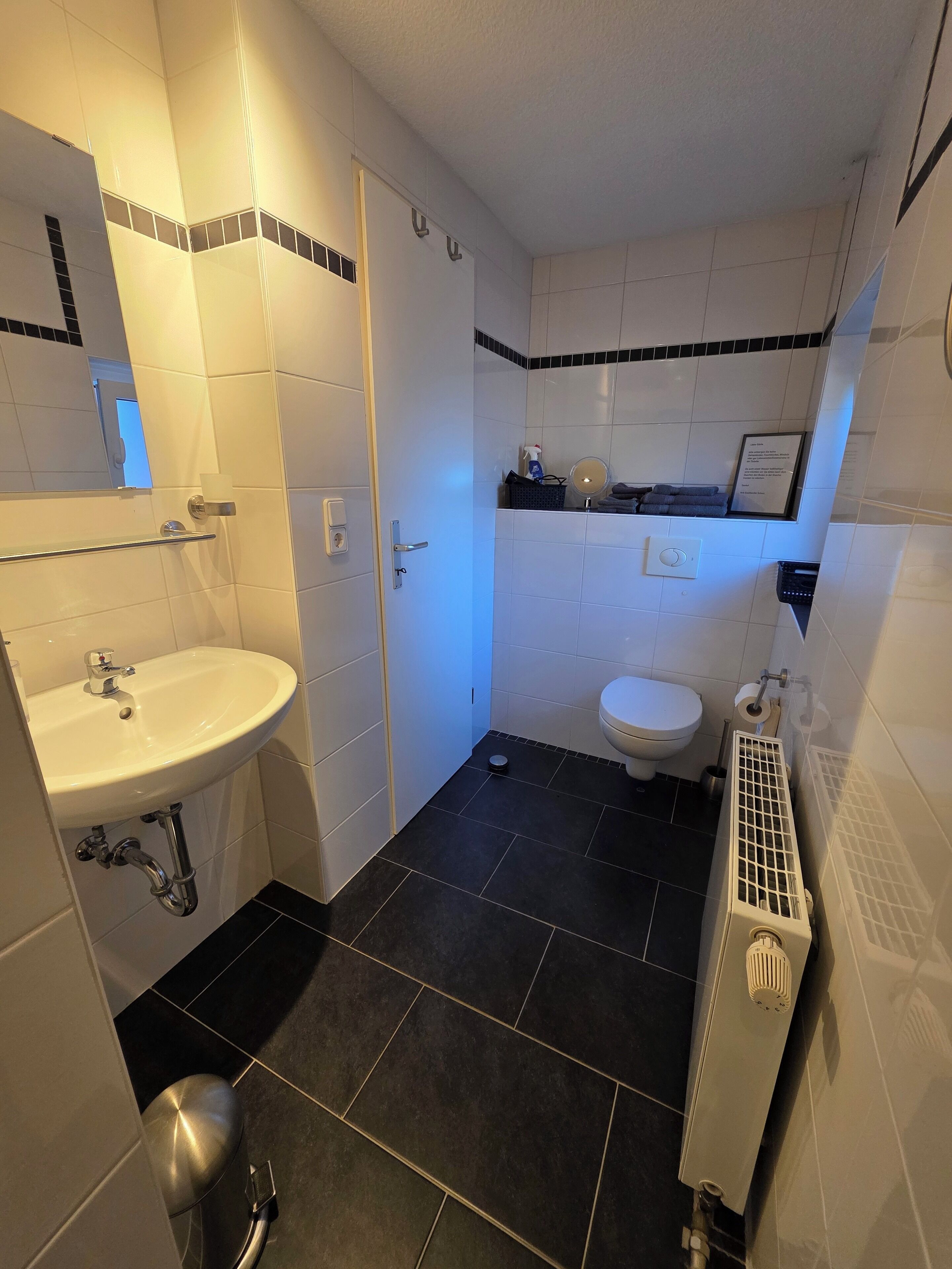 Haartrockner, Handtücher