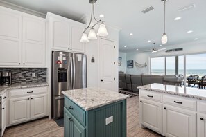 Private kitchen - Sound Front Home with Private Pool & Gulf Views. (Dauphin Island)