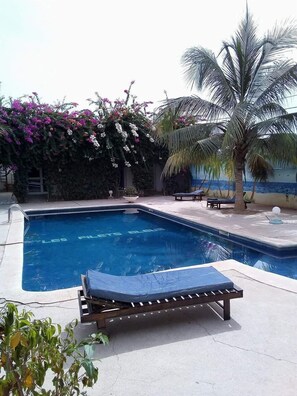 Apartment, Balcony, Pool View | Terrace/patio - Les Filets Bleus (Saly)