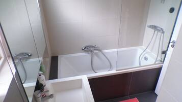 House | Bathroom | Separate tub and shower, deep soaking tub, towels