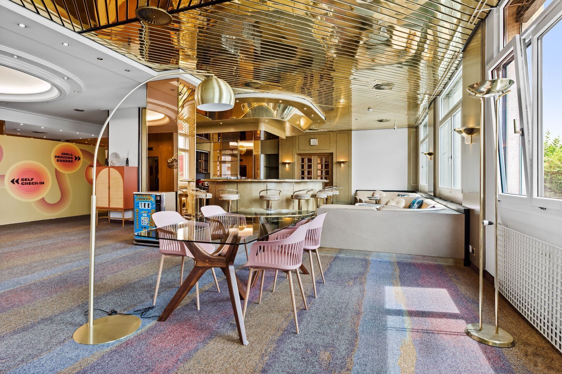 Zona de estar del vestíbulo