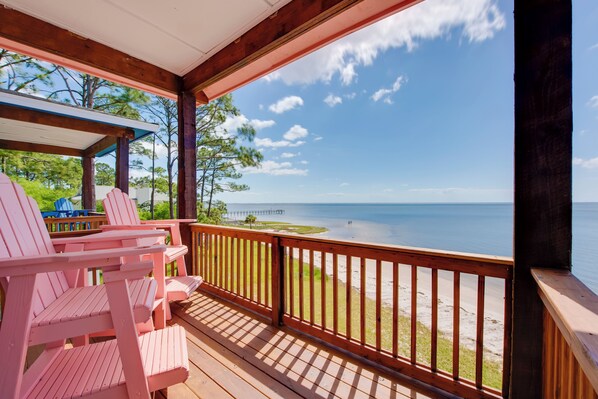 Cottage (1 Bedroom) | Front of property - Beach & Dock Access: Lanark Village Escape! (Carrabelle)