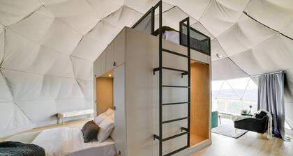 Glamping Getaway at The Coyote Dome in Franklin