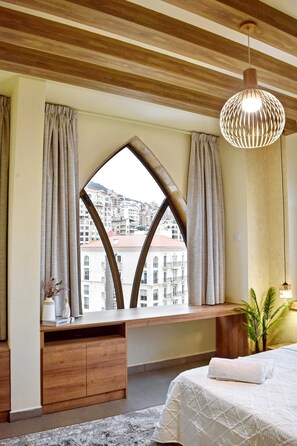 1 bedroom, iron/ironing board, WiFi, bed sheets - Chic 1-bedroom apartment in Jounieh - J707 (Haret Sakher)