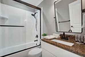 Shower, hair dryer, towels - Upscale Townhome Near Forsyth Park w/ Courtyard by Lucky Savannah (Savannah)