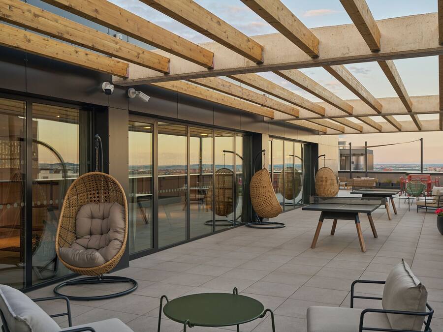 Terraza en la azotea