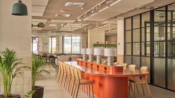 Table tennis, music library, video library, stereo