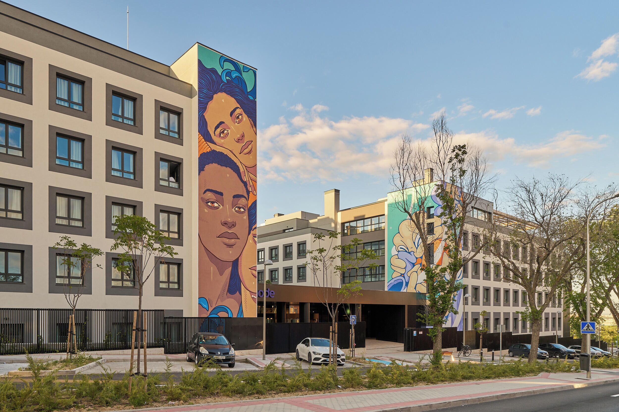 Voorkant van accommodatie