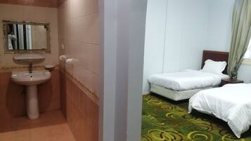 Room, Multiple Beds, Non Smoking, City View | Laptop workspace, free WiFi