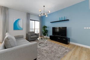Apartment, Smoking | 2 bedrooms - Trendy JBR 2BR w Pool and Gym Marina Views (Dubai)