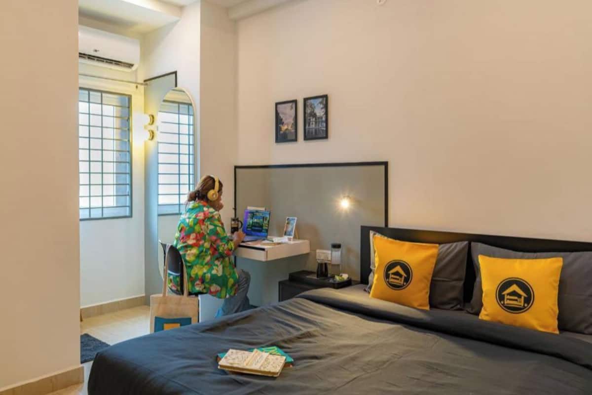 Phòng đôi Deluxe | Truy cập Internet không dây miễn phí, bộ trải giường
