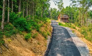 Property grounds - Stunning Cabin for 6 with Hot Tub & Pool Table! (Sevierville)