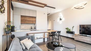 Apartment, Balcony | Living room