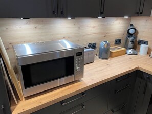 Private kitchen - New cozy apartment, very modern equipped. (Bann)