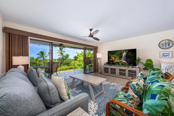 Condo, 2 Bedrooms | Living area | Smart TV - Big Island Keauhou Punahele A203 2 Bedroom Condo (Kailua-Kona)