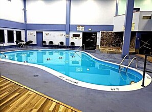 Indoor pool, a heated pool