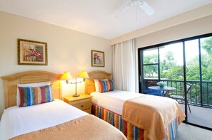2 bedrooms, in-room safe, iron/ironing board, free WiFi
