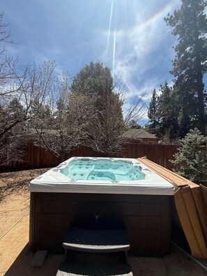 Idromassaggio all'aperto