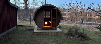 Holiday home Emålund - on the river, sauna, canoe, hot tub