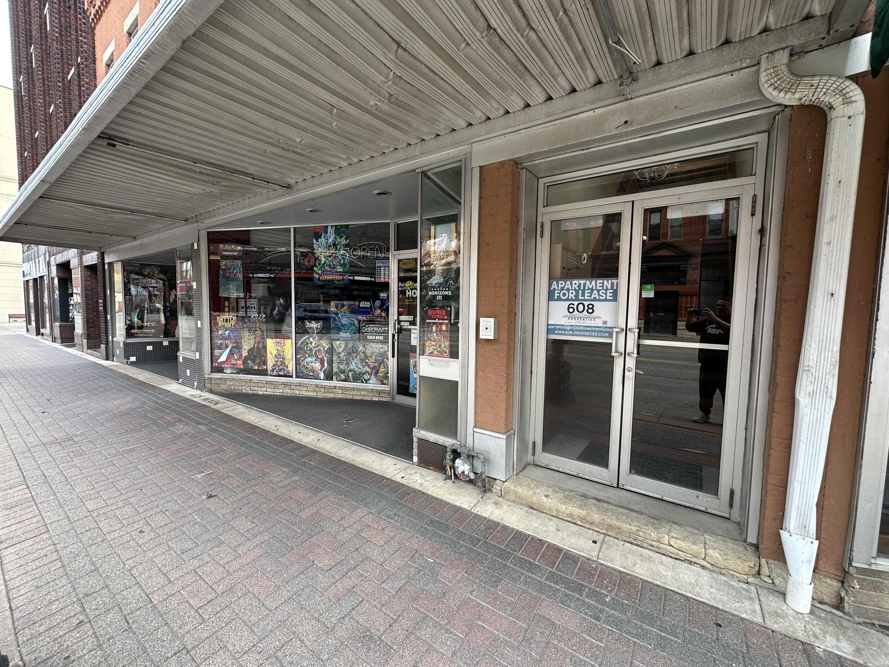 Door entrance in front Main St. 